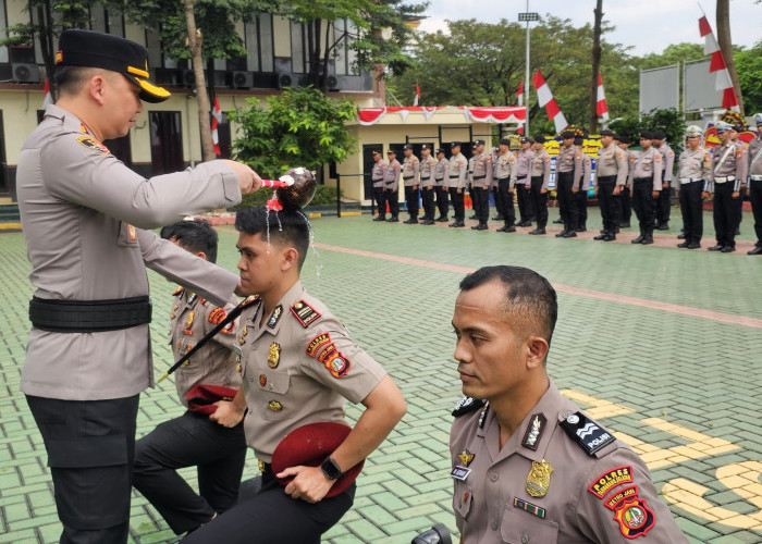 78 Personel Polres Tangsel Naik Pangkat