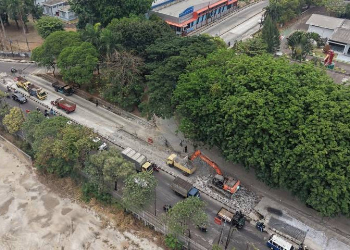 Proyek Jalan Ramp Cikokol Capai 70 Persen