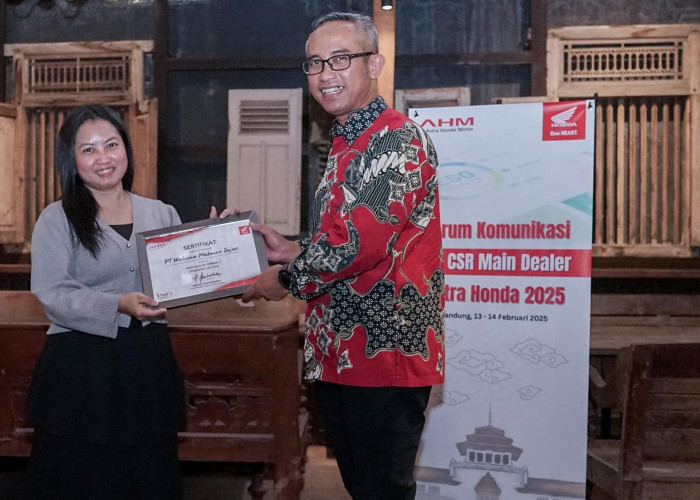 PT WMS Raih Penghargaan, Terbaik Kedua Implementasi Program CSR Main Dealer 2024