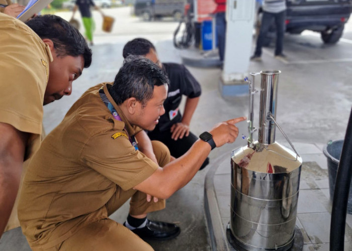 Disperindag Cek Alat Ukur SPBU, Jelang Nataru, Antisipasi Kecurangan