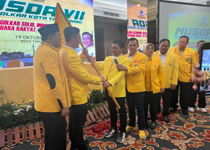 Menjadi Ketua DPD Golkar 3 Periode, Sachrudin Pecahkan Rekor di Banten
