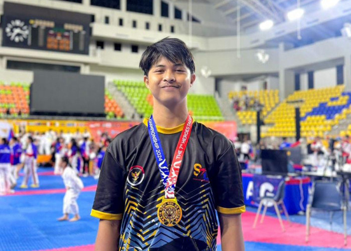 Mahardika Atlet Teakwondo Kota Serang Raih Medali Emas di Thailand