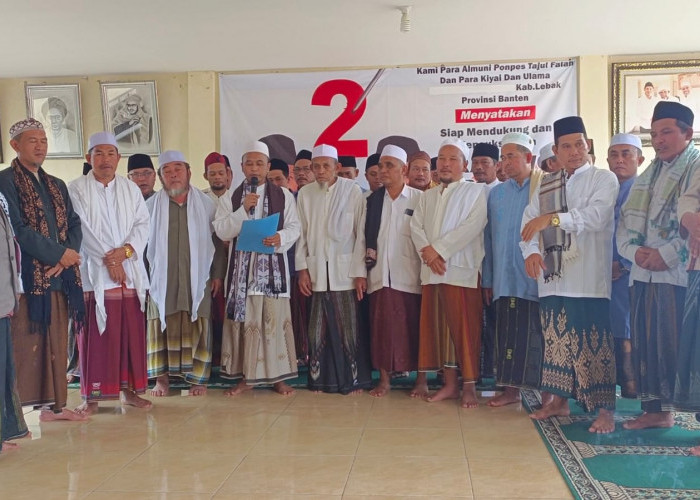 Prabowo-Gibran Didukung Pimpinan Ponpes Salafiyah Tajul Falah dan Ulama Kharismatik di Lebak Banten 