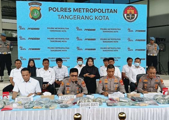 Hasil Operasi Nila Jaya, 44 Tersangka Narkoba Diamankan