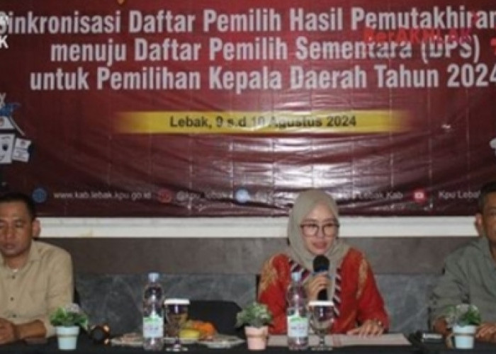 KPU Lebak Tetapkan 1.053.415 Daftar Pemilih Sementara 