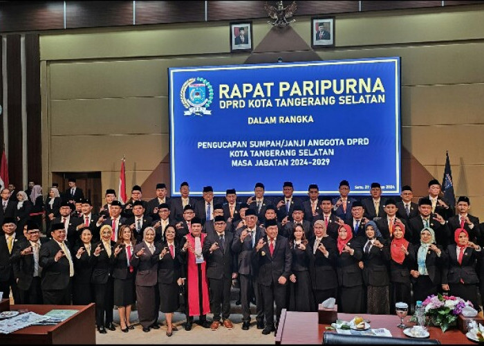 50 Anggota DPRD Tangsel Dilantik