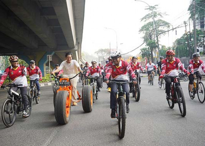 Gowes Bareng Warga, Sachrudin Ajak Hidupkan Kembali Budaya Bersepeda