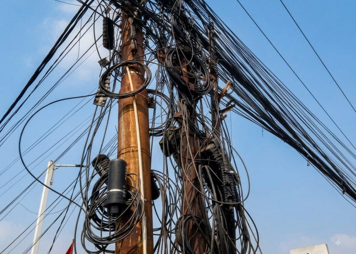 Kabel Semrawut, Diskominfo Diminta Tanggung Jawab