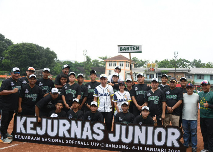 Kejurnas Softball U19 2023, Banten Dominan di Laga Pertama