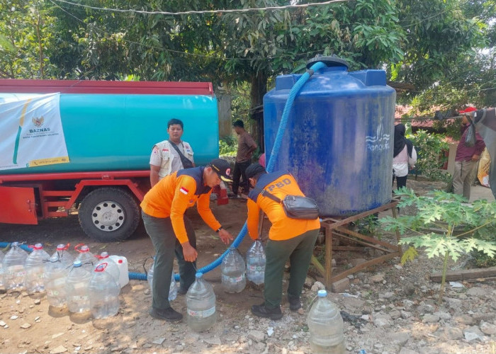 Kekeringan di Kota Tangsel Meluas, BPBD Kirim 20 Ribu - 30 Ribu Liter Air Setiap Hari 