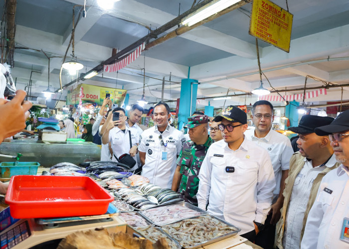 Jelang Lebaran, Pilar Sidak 2 Pasar Tradisional di Tangsel