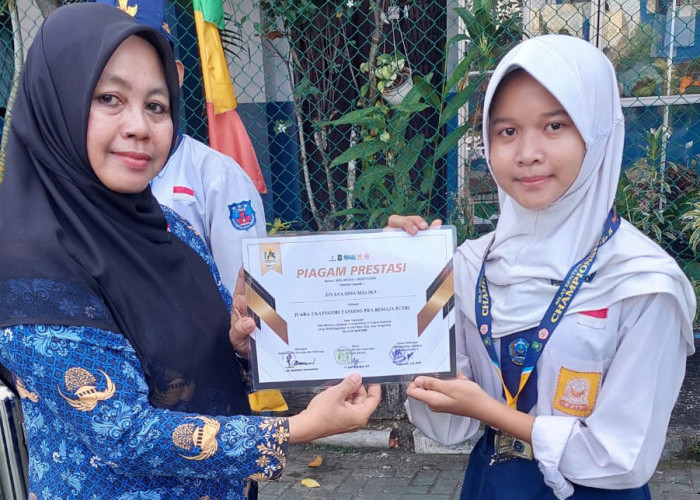 Zafina Malika, Siswi SMPN 10 Tangerang, Juara 1 Nasional SBCC 5 2026