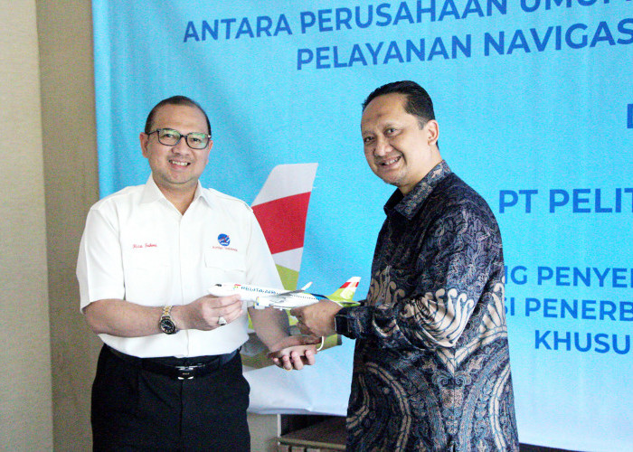 Pelita Air dan AirNav Indonesia Jalin Kerja Sama