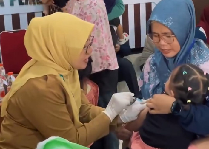 Puskesmas Panongan Gelar Imunisasi ORI Campak, Lindungi Balita dari Penyakit Berbahaya