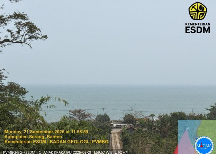 GAK Tak Lagi Erupsi, Enam CCTV Rusak Menunggu Status Aman