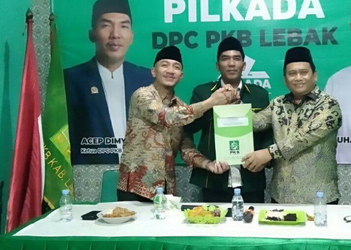 PKB Lebak Resmi Berikan Rekomendasi, Siap Menangkan Hasbi-Amir 