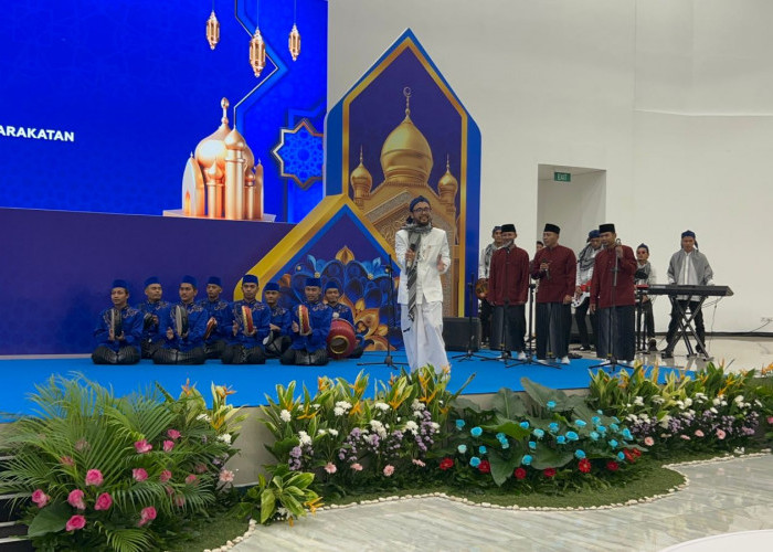 Kolaborasi Band dan Hadroh Lapas Cilegon Unjuk Kemampuan di Hadapan Menteri Imigrasi dan Pemasyarakatan