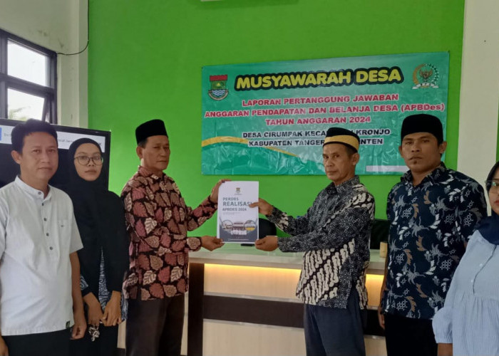 Pemdes Cirumpak Gelar Rapat Penyampaian LPJ APBDesa Tahun Anggaran 2024