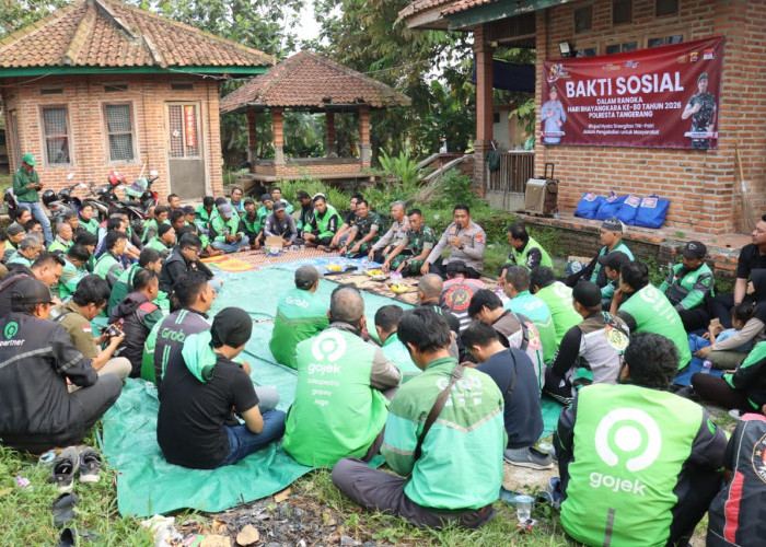 Kapolresta Tangerang Minta Komunitas Ojol Jaga Lingkungan