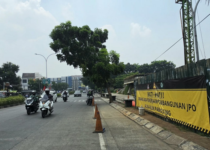 JPO Baru Dibangun di Alun-Alun Pamulang  