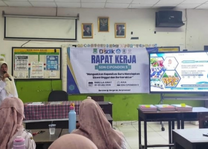 Rapat Kerja Guru SDN Cipondoh 5, Perkuat Fondasi Program Sekolah
