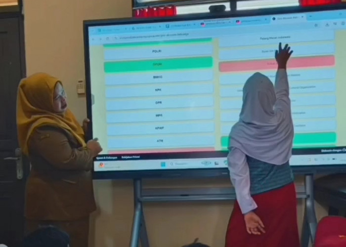 Pembelajaran Akronim Berbasis Digital SDN Kereo 8, Tingkatkan Kreativitas dan Literasi Siswa