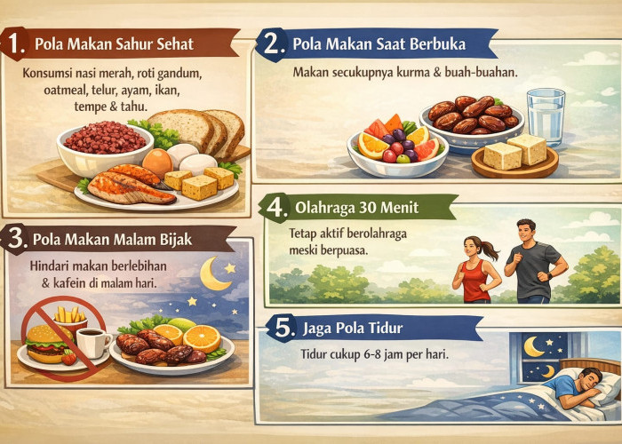 Tips Menjaga Tubuh Agar Tetap Sehat Saat Berpuasa 