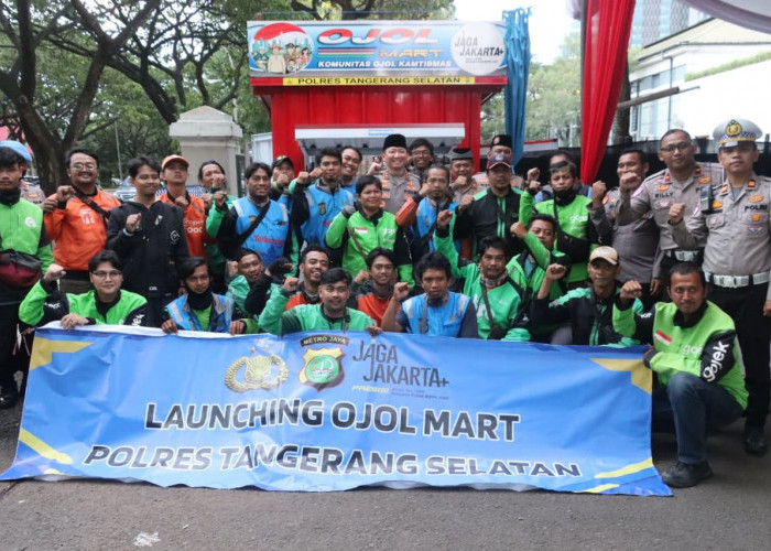 Sinergi Polres - Ojol Buka Ojol Mart