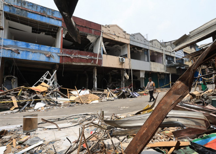 Pasca Ledakan, Ruko Pasar Cimanggis Bakal Dibongkar, Pemkot Janji Jembatani Relokasi Pedagang