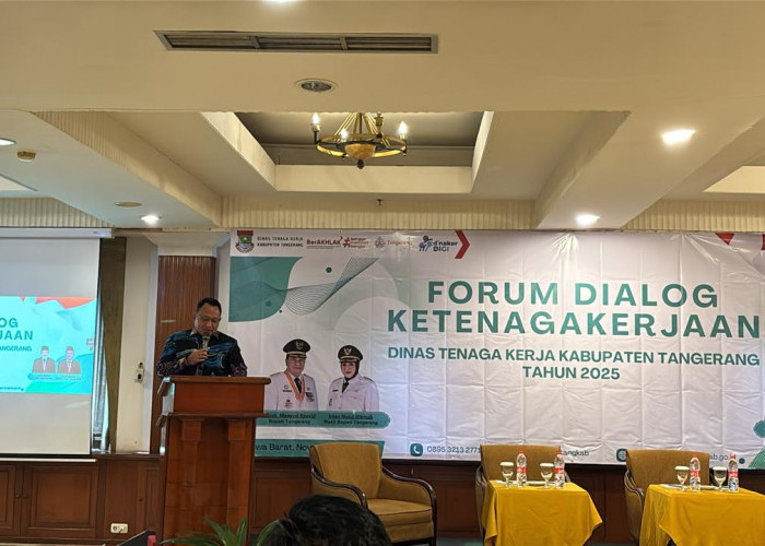 Disnaker Kabupaten Tangerang Gelar Dialog Ketenagakerjaan, Jalin Hubungan Industrial Yang Baik