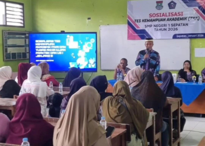 SMPN 1 Sepatan Sosialisasi Tes Kemampuan Akademik Siswa