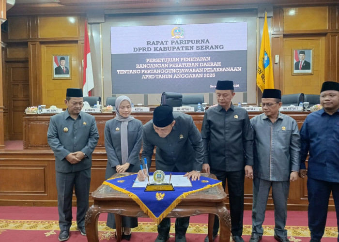 DPRD Berikan Sejumlah Catatan ke Pemkab, Saat Tetapkan Perda Pertanggungjawaban APBD 2025