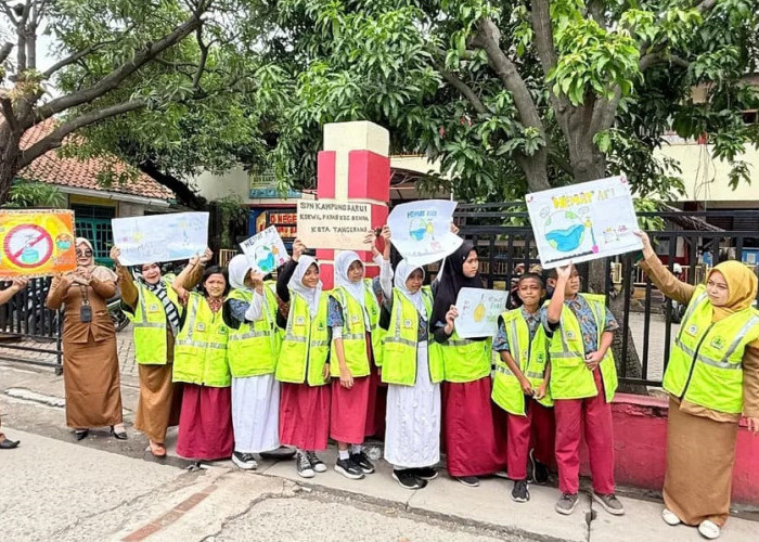 Upaya SDN Kampung Baru I Menjaga Sumber Kehidupan, Siswa dan Guru Gelar Kampanye Hemat Air 