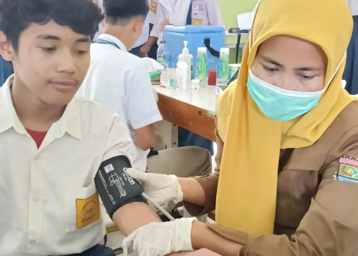 SMPN 1 Sukamulya Gelar Pengecekan Kesehatan Gratis, Tidak Ada Siswa Mengidap Diabetes 