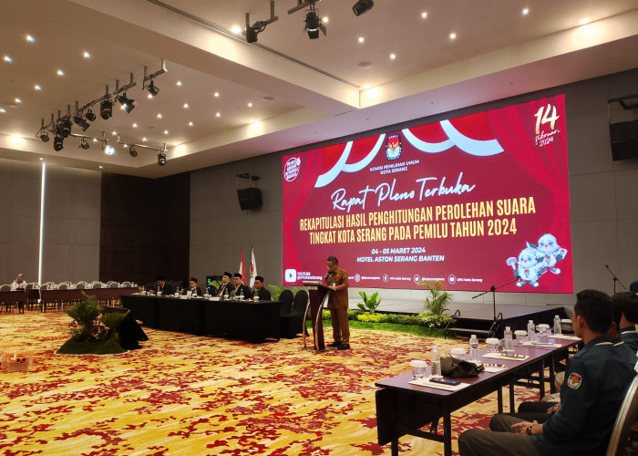 KPU Kota Serang Mulai Pleno Rekapitulasi Suara Pemilu 2024