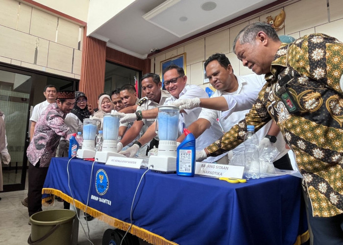 BNNP Banten Musnahkan 2 Kg Sabu, Hasil Operasi di Bandara Soekarno-Hatta