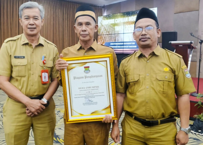 Desa Cirumpak Kronjo Sabet Penghargaan, Raih Nilai Tertinggi Indeks Desa 2026