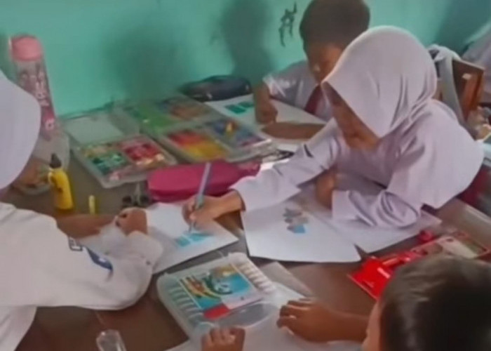 SDN Mekar Bakti Tingkatkan Kreativitas Melalui Kegiatan Menggambar 