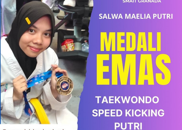 2 Siswa SMAIT Granada Tangerang Sabet Emas Taekwondo