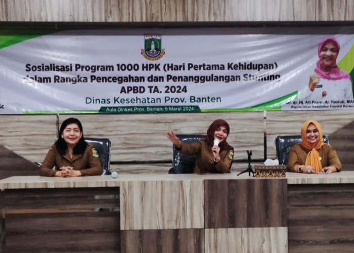 Tanggulangi Stunting, Dinkes Banten Fokus Sosialisasi Program 1.000 HPK