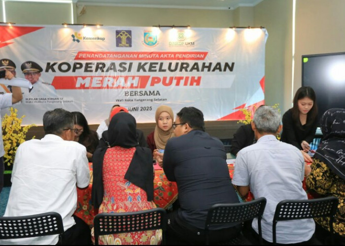 54 Koperasi Kelurahan Merah Putih di Tangsel Terbentuk