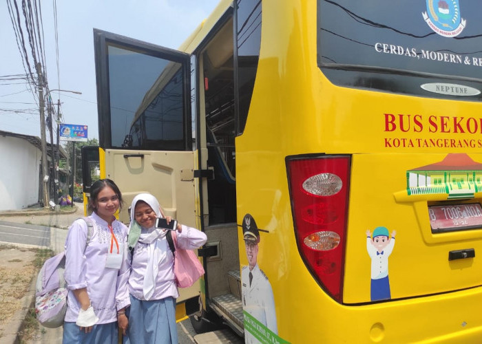 Tahun Depan Dishub Kota Tangsel Tambah Dua Bus Sekolah