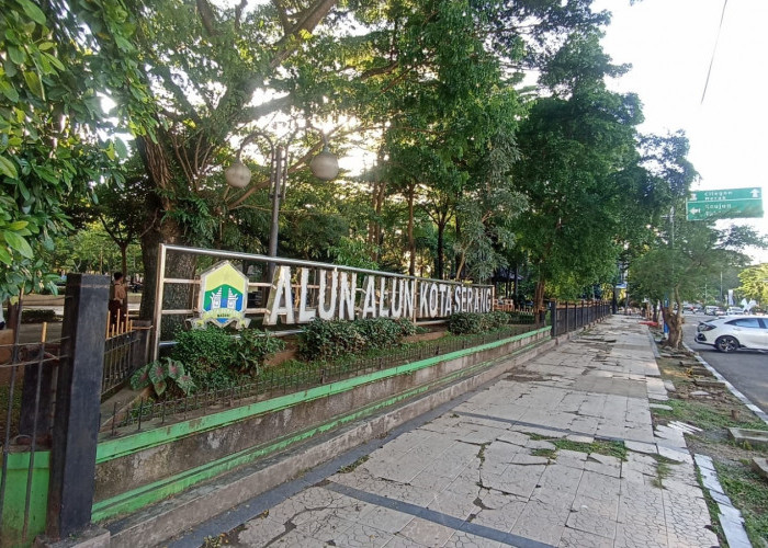 Alun-alun Kota Serang Mulai Dibangun April