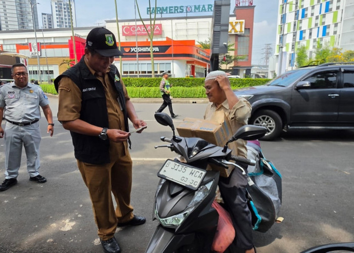 Razia di Bintaro, 75 Kendaraan Nunggak Pajak 