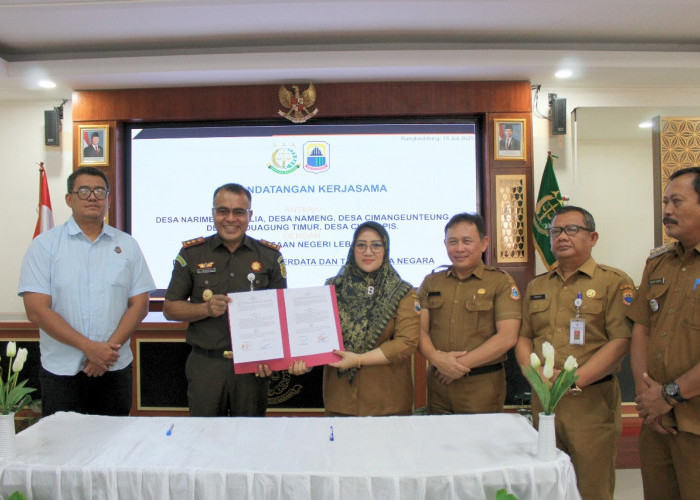 Kejari dan Pemdes Teken PKS Pendampingan Hukum