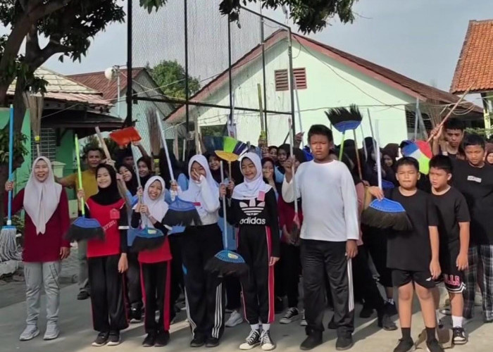 Warga SMPN 1 Sepatan Kompak Ikuti WCB