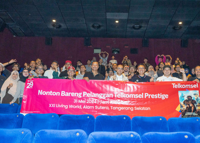 Apresiasi Pelanggan Setia, Telkomsel Gelar Nonton Bareng Hepi Serentak di 13 Kota