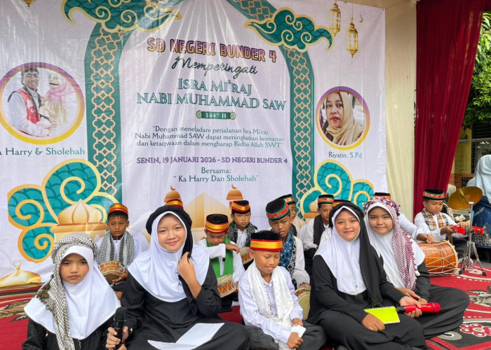 SDN Bunder IV Gelar Peringatan Isra Mikraj