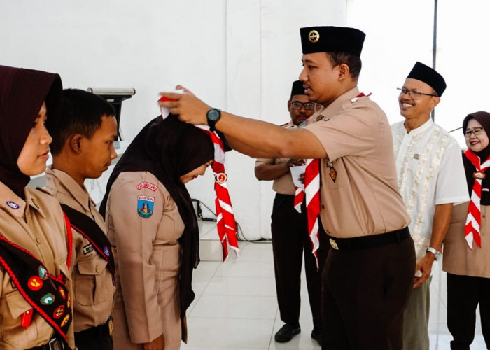  Camat Mauk Lepas Kontingen Jamnas 2026, Soroti Prestasi Pramuka