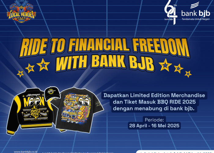 bank bjb Featuring BBQ Ride, Hadirkan Promo Hadiah Merchandise Eksklusif